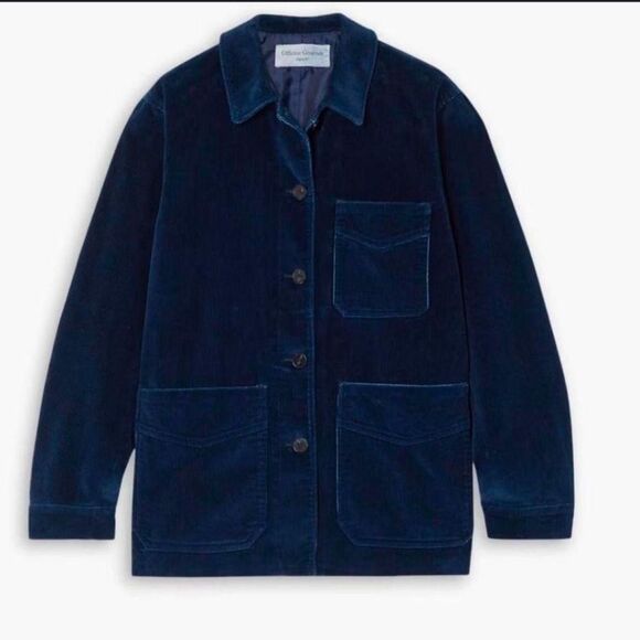 Officine Generale Women's Blue Jacket - Picture 2 of 7